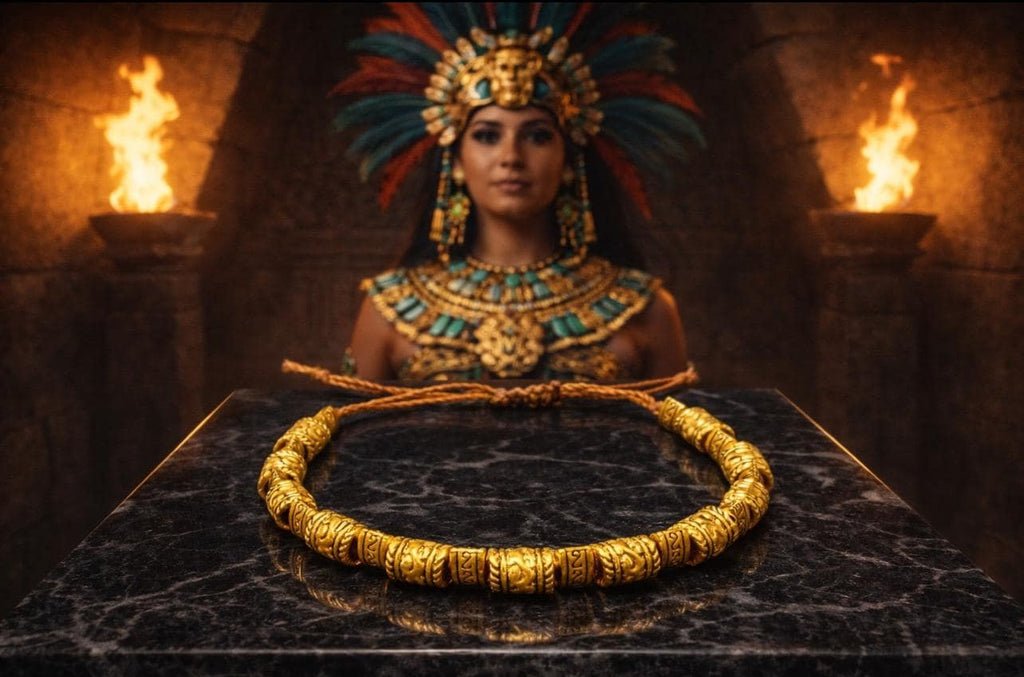 Aztec Gold Bracelet - 3